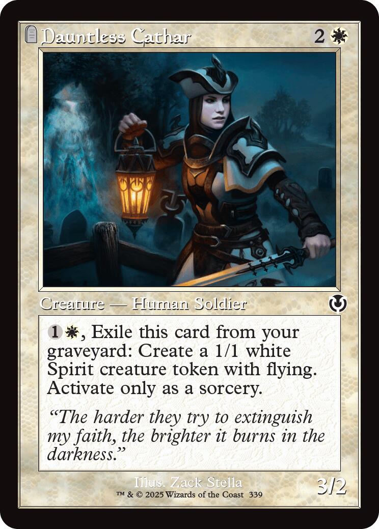Dauntless Cathar (Retro Frame) [INR - 339] - Cartes Sportives Rive Sud