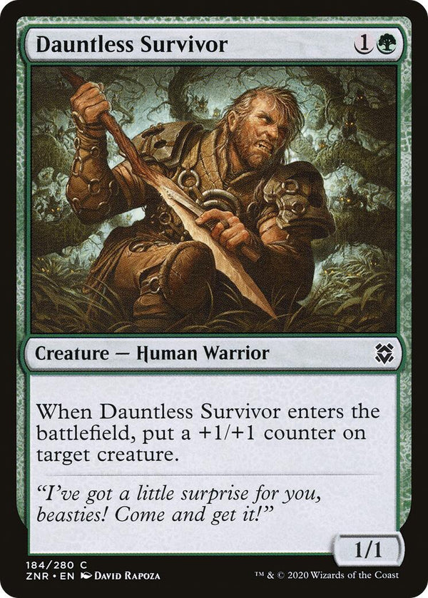 Dauntless Survivor [ZNR - 184] - Cartes Sportives Rive Sud