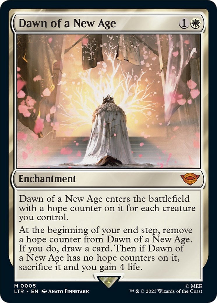 Dawn of a New Age [LTR - 5] - Cartes Sportives Rive Sud