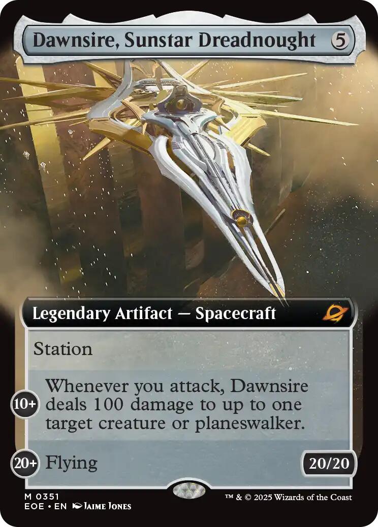 Dawnsire, Sunstar Dreadnought (Extended Art) [EOE - 351] - Cartes Sportives Rive Sud