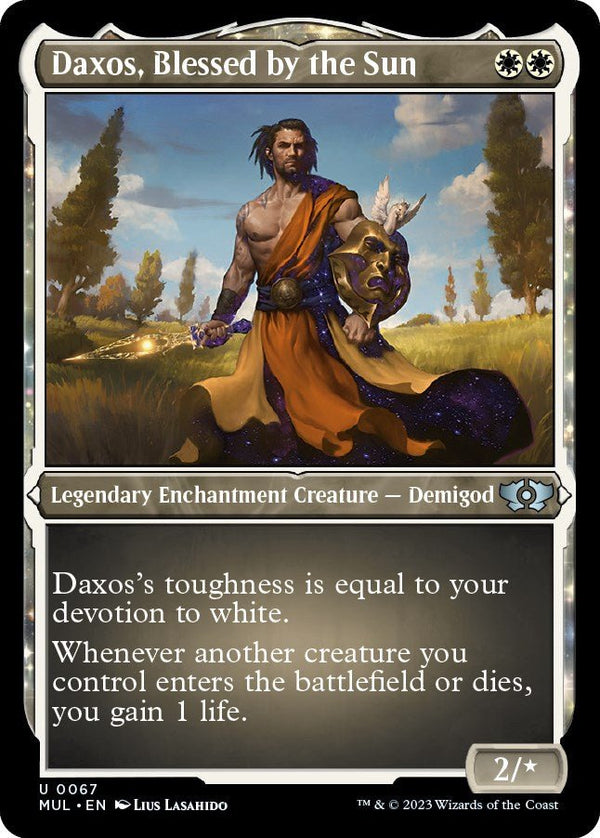 Daxos, Blessed by the Sun (Foil Etched) [MUL - 67] - Cartes Sportives Rive Sud