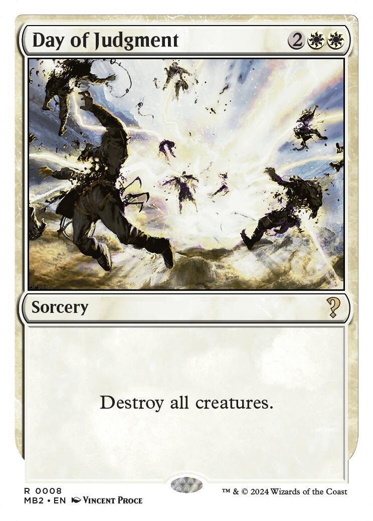 Day of Judgment (White Border) [MB2 - 8] - Cartes Sportives Rive Sud