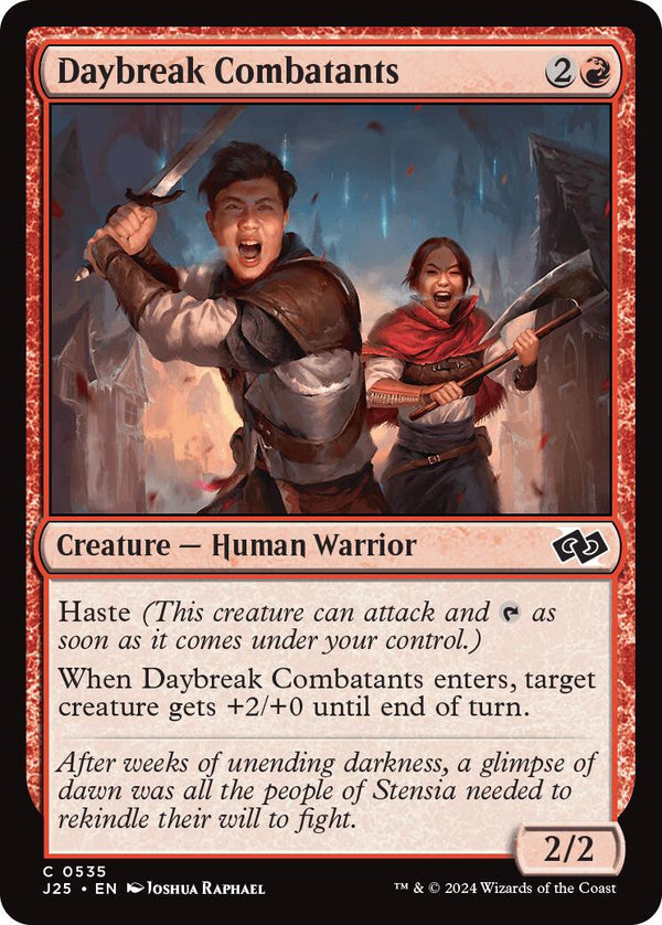 Daybreak Combatants [J25 - 535] - Cartes Sportives Rive Sud