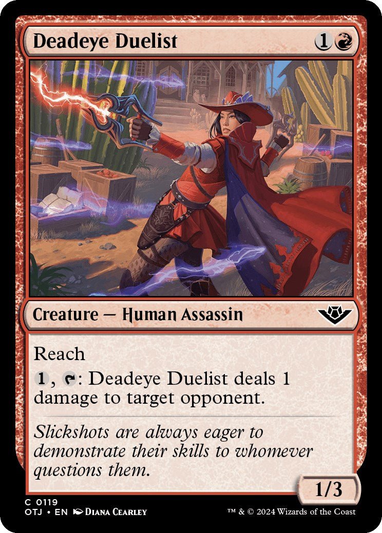 Deadeye Duelist [OTJ - 119] - Cartes Sportives Rive Sud