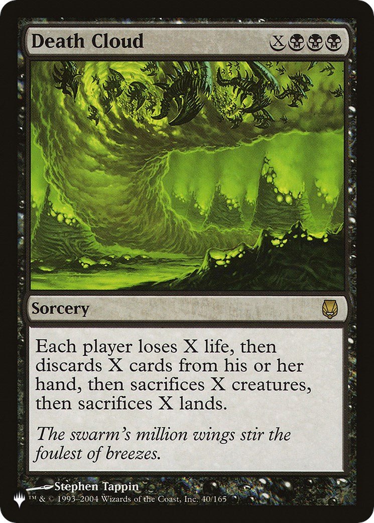 Death Cloud [LIST - 40/165] - Cartes Sportives Rive Sud
