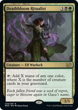 Deathbloom Ritualist [BRO - 208] - Cartes Sportives Rive Sud