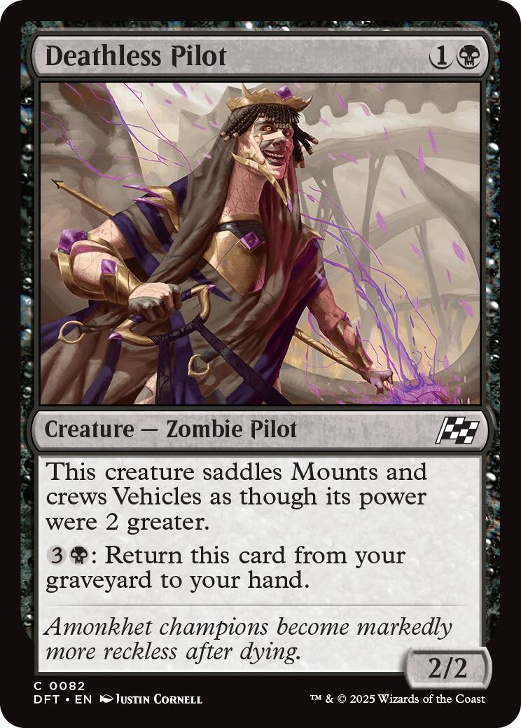 Deathless Pilot [DFT - 82] - Cartes Sportives Rive Sud