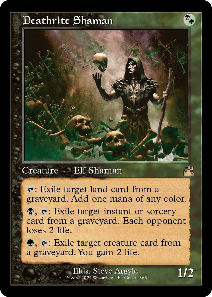 Deathrite Shaman (Retro Frame) [RVR - 363] - Cartes Sportives Rive Sud