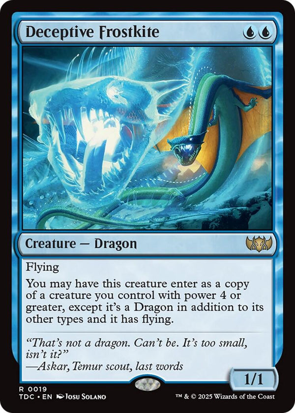 Deceptive Frostkite [TDC - 19] - Cartes Sportives Rive Sud