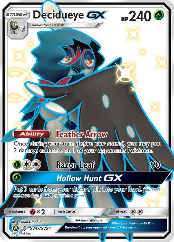 Decidueye GX [HIF:SV - SV47/SV94] - Cartes Sportives Rive Sud