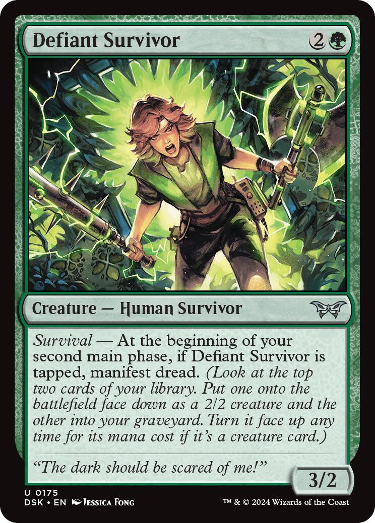Defiant Survivor [DSK - 175] - Cartes Sportives Rive Sud