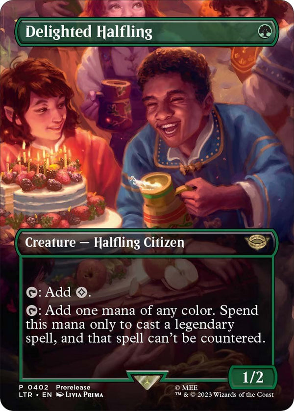 Delighted Halfling (Borderless) [LTR - 402] - Cartes Sportives Rive Sud