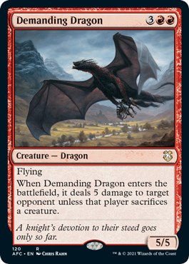Demanding Dragon [AFC - 120] - Cartes Sportives Rive Sud