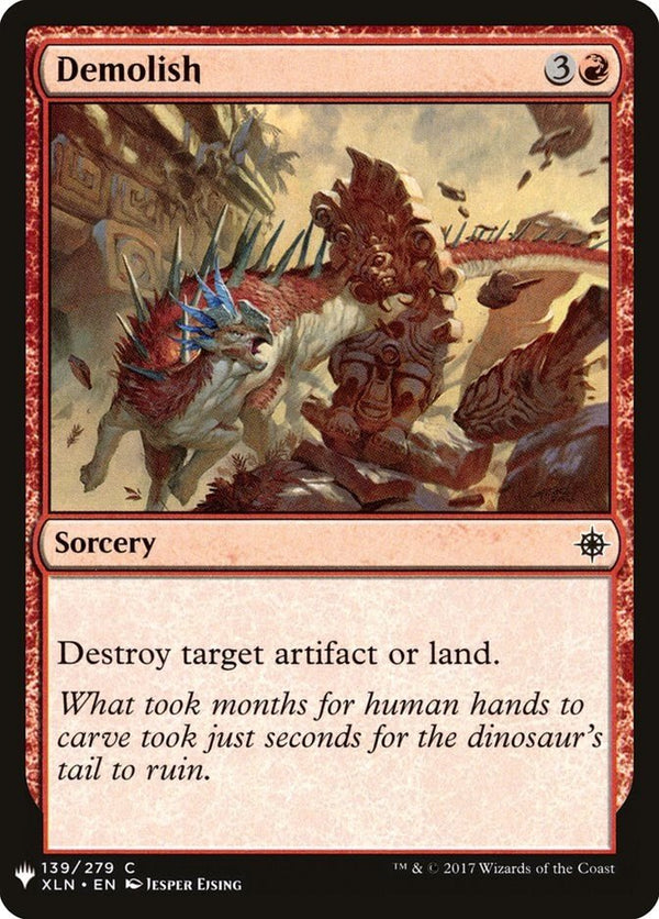 Demolish [LIST - 139] - Cartes Sportives Rive Sud