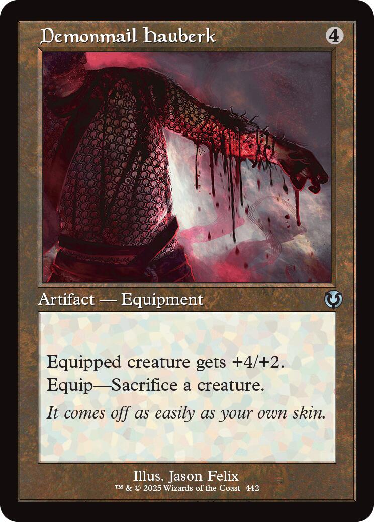 Demonmail Hauberk (Retro Frame) [INR - 442] - Cartes Sportives Rive Sud