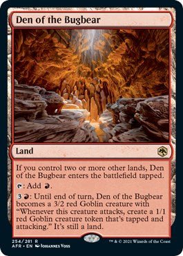 Den of the Bugbear [AFR - 254] - Cartes Sportives Rive Sud