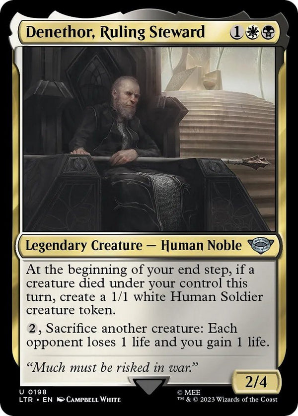 Denethor, Ruling Steward [LTR - 198] - Cartes Sportives Rive Sud