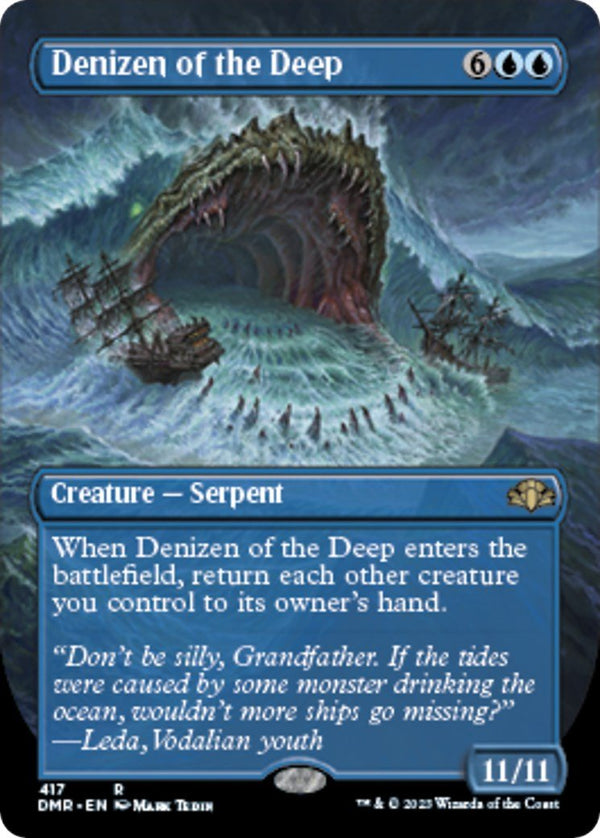 Denizen of the Deep (Borderless) [DMR - 417] - Cartes Sportives Rive Sud