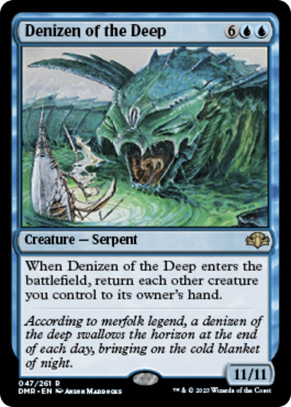 Denizen of the Deep [DMR - 47] - Cartes Sportives Rive Sud