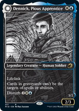 Dennick, Pious Apprentice (Showcase) [MID - 317] - Cartes Sportives Rive Sud