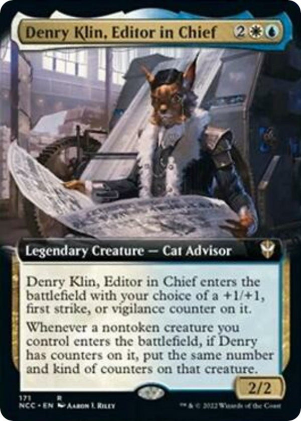 Denry Klin, Editor in Chief (Extended Art) [NCC - 171] - Cartes Sportives Rive Sud