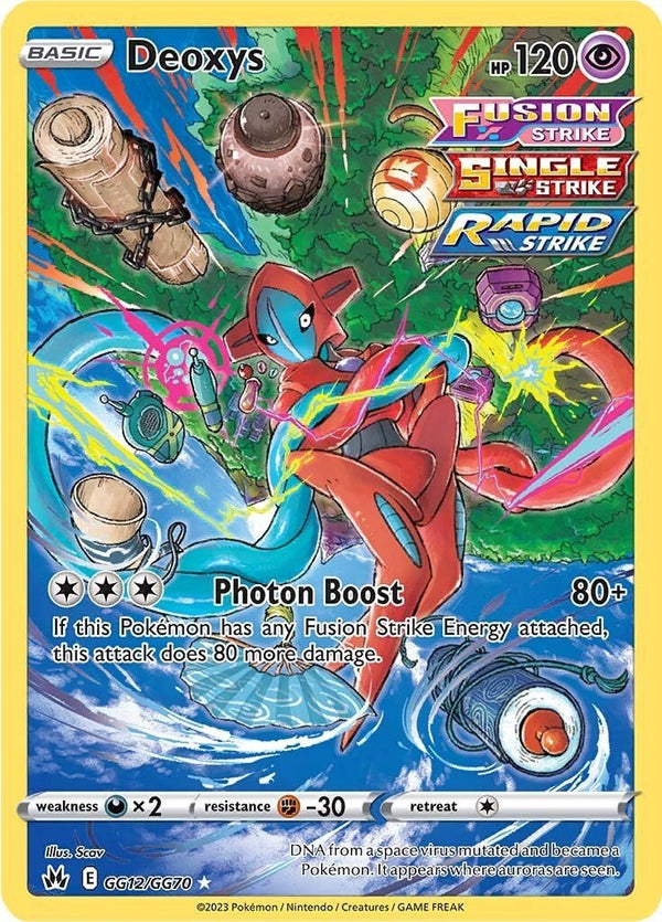 Deoxys [CRZ:GG - GG12/GG70] - Cartes Sportives Rive Sud