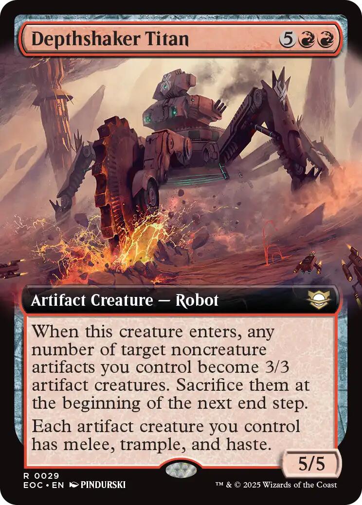 Depthshaker Titan (Extended Art) [EOC - 29] - Cartes Sportives Rive Sud