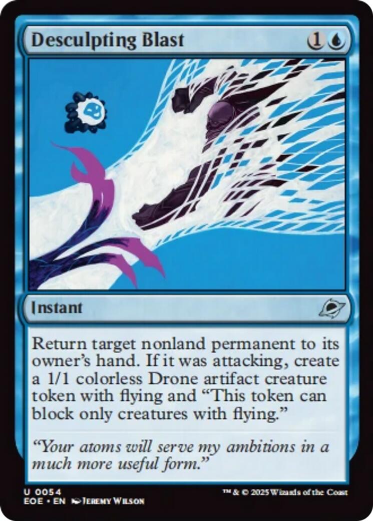 Desculpting Blast [EOE - 54] - Cartes Sportives Rive Sud