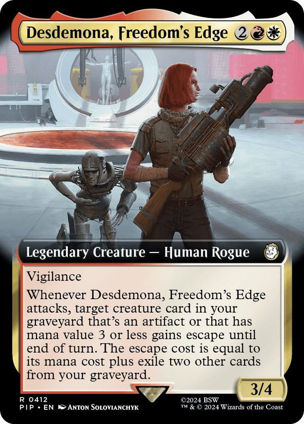 Desdemona, Freedom's Edge (Extended Art) [PIP - 412] - Cartes Sportives Rive Sud