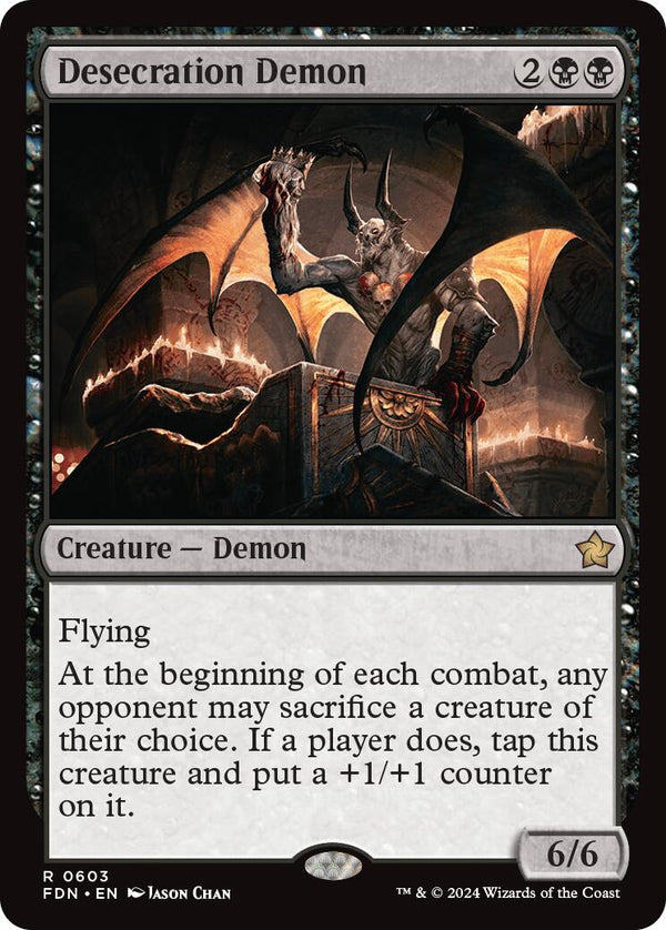 Desecration Demon [FDN - 603] - Cartes Sportives Rive Sud