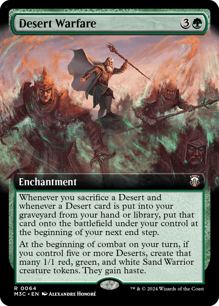 Desert Warfare (Extended Art) [M3C - 64] - Cartes Sportives Rive Sud