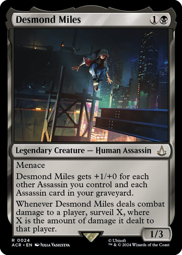 Desmond Miles [ACR - 24] - Cartes Sportives Rive Sud