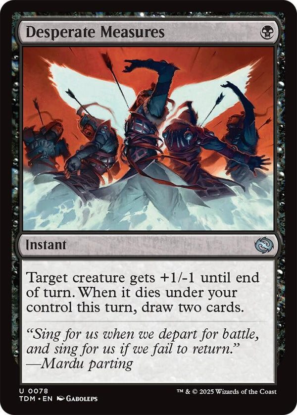 Desperate Measures [TDM - 78] - Cartes Sportives Rive Sud