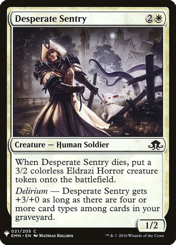 Desperate Sentry [LIST - 21] - Cartes Sportives Rive Sud