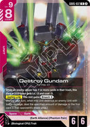 Destroy Gundam [GD05] - Cartes Sportives Rive Sud