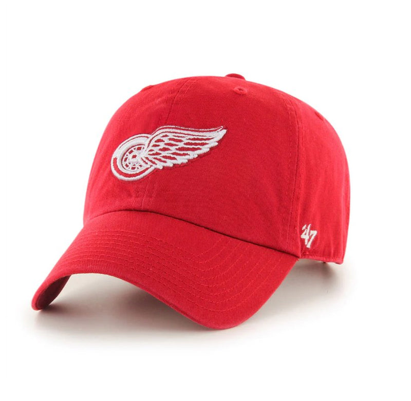 Detroit Red Wings 47Brand Clean Up Red - Cartes Sportives Rive Sud