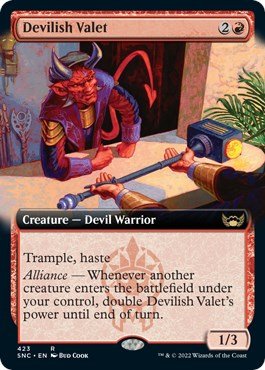 Devilish Valet (Extended Art) [SNC - 423] - Cartes Sportives Rive Sud