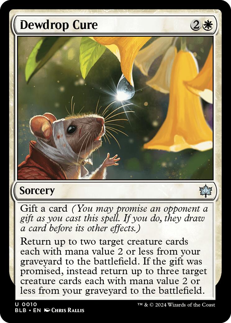 Dewdrop Cure [BLB - 10] - Cartes Sportives Rive Sud