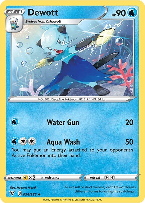 Dewott [SWSH04 - 034/185] - Cartes Sportives Rive Sud