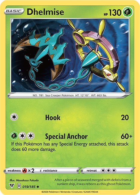 Dhelmise [SWSH04 - 019/185] - Cartes Sportives Rive Sud