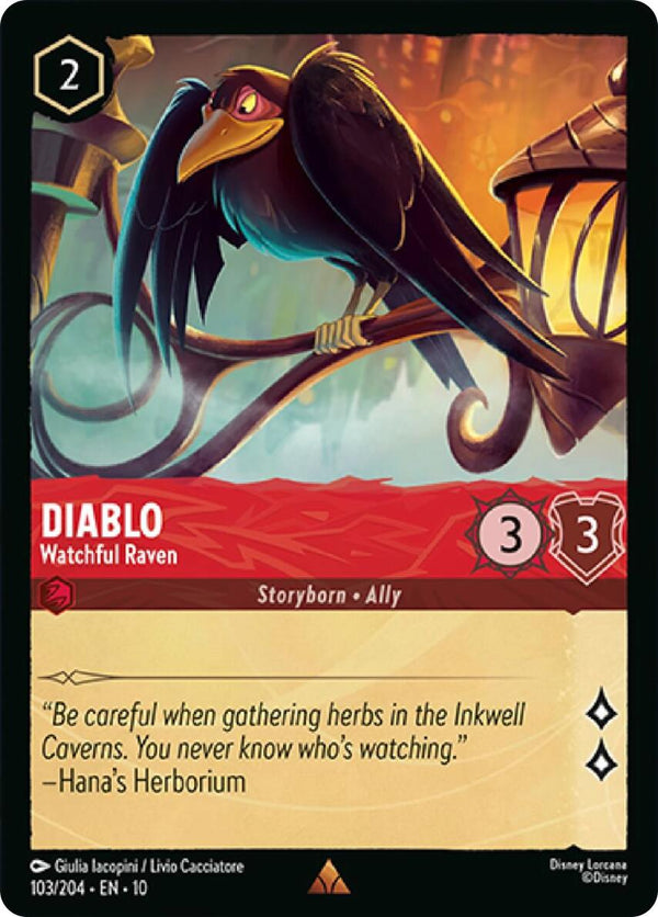 Diablo - Watchful Raven [10 - 103/204] - Cartes Sportives Rive Sud