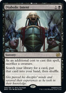 Diabolic Intent [BRO - 89] - Cartes Sportives Rive Sud