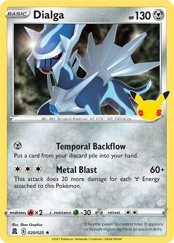 Dialga [CLB - 020/025] - Cartes Sportives Rive Sud
