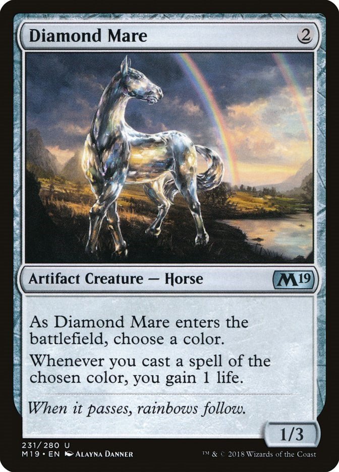 Diamond Mare [M19 - 231] - Cartes Sportives Rive Sud