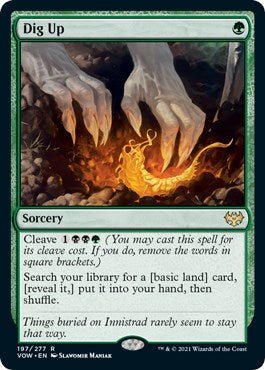 Dig Up [VOW - 197] - Cartes Sportives Rive Sud