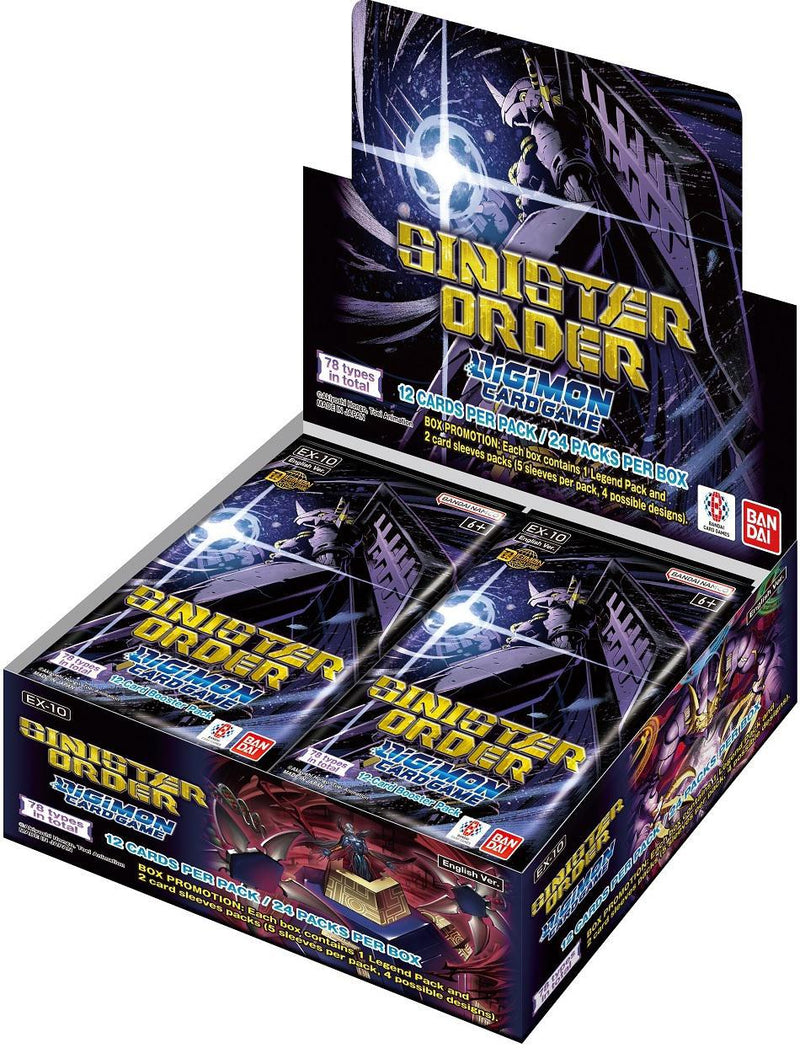 Digimon Sinister Order Extra Booster - Cartes Sportives Rive Sud