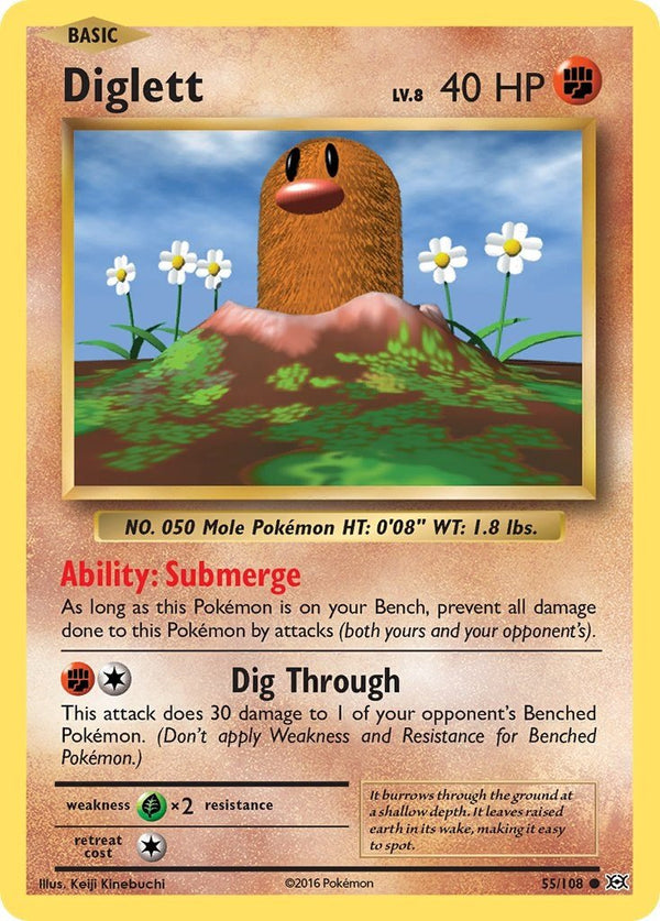 Diglett [EVO - 55/108] - Cartes Sportives Rive Sud