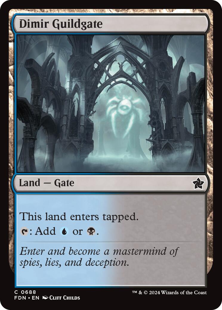 Dimir Guildgate [FDN - 688] - Cartes Sportives Rive Sud