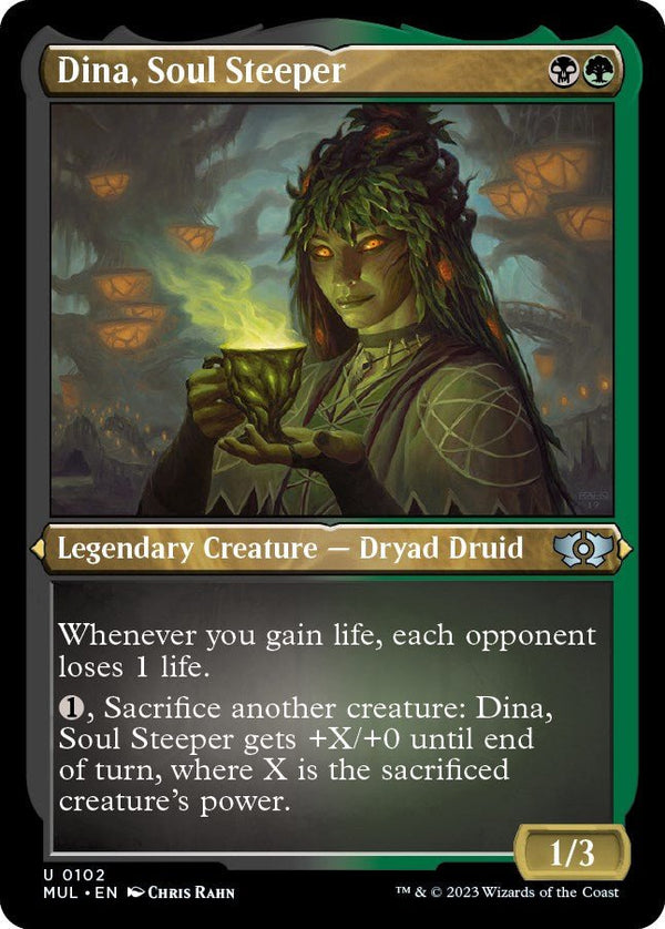 Dina, Soul Steeper (Foil Etched) [MUL - 102] - Cartes Sportives Rive Sud