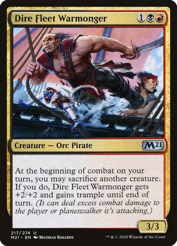 Dire Fleet Warmonger [M21 - 217] - Cartes Sportives Rive Sud